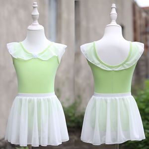 Justaucorps de danse chinoise sans manches en nylon pour filles, tenue de performance et d'entraînement, poncho voile <span class=keywords><strong>princesse</strong></span>, détection par aiguille - Product Image 6