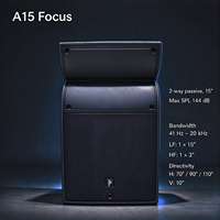 Speaker Line Array Pasif 2 Arah A15 Focus 15 Inch 8 Ohm Sistem Suara Profesional untuk DJ, Konser, Acara Outdoor, dan Pertunjukan Langsung