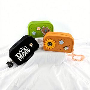 Sacs à main en silicone écologiques portables pour femmes, avec fermeture éclair, sacs fourre-tout imperméables, sacs à bandoulière - Product Image 4