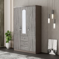Armoire de chambre enfant 3 portes en bois murale 1200*1950*400 mm – Grande Vente