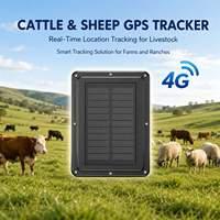 Colliers de choc vocaux pour bétail avec géofencing virtuel, suivi des animaux par LoRa 4G Beidou Wi-Fi AGPS GPS, recharge solaire, carte SIM portable