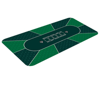 Tapis de table de poker Texas Hold'em personnalisé en gros, carré ou rond, tissu en caoutchouc pour les jeux d'échecs
