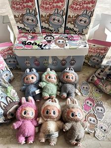 라부 인형 비닐 1 세대 몬스터 인형 Labubus Originales PopMart 마카롱 미니 블라인드 박스 봉제 장난감 라 부 오리지널 - Product Image 5