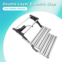 Marchepied électrique RV JDA à double couche en alliage d'aluminium pliable pour camping-car, caravane, remorque, antidérapant, accessoire RV