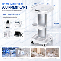 Chariot de Salon de Beauté à Roulettes, Plateau de Rangement pour Instruments de Beauté, Machine Faciale, Outil pour Studio de Beauté, Clinique et Usage Domestique - Vente Chaude
