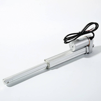 Aktuator Linear Listrik Aluminium Alloy Rendah Kebisingan 12V, Aktuator Linear Tugas Berat dengan Kekuatan Penguncian Sendiri yang Besar, Saklar Batas