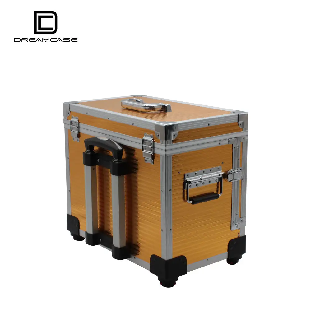 DreamCase Good Selling Mobile Hard Aluminum Tool Set Camera Coin Slab Box Graded Card Travel Storage Case Case TC177