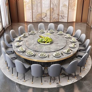 Slab Tabletop Electric <b>Round</b> <b>Table</b> 15 Person Fully Automatic Induction Cooker For Hotel Restaurant Home Use - Product Image 2
