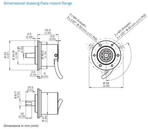 Bộ mã hóa quay gốc DBS50E-S5EJ01000 bộ mã hóa gia tăng 1061268 với đường kính trục 8mm - Product Image 6
