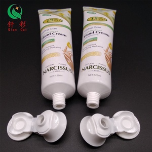 Custom Patten Aluminum-plastic Cosmetic Packaging Toothpaste Tube Plastic Tube With Flip Top Cap