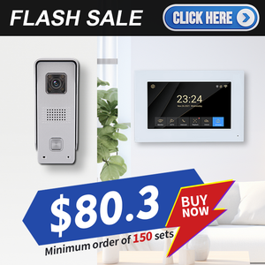 Wired Kit Video Doorbell with Night Vision Camera <strong>Intercom</strong> <strong>Panel</strong> <strong>Access</strong> <strong>Control</strong> for Villa IR Outdoor Metal Material - Product Image 3