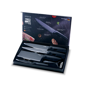 Juegos de cuchillos de acero inoxidable de cocina con revestimiento antibacteriano de calidad alimentaria de primera calidad - Product Image 1