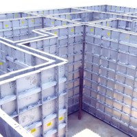 Moules à escaliers en béton préfabriqué, coffrages en béton/coffrages de construction, coffrages muraux en aluminium 6061-t6