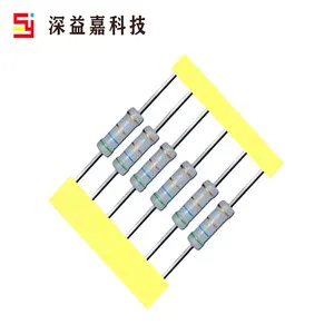 SHENTIJIA FACTORY SALE KNP Wire wound resistor 5w 7w 8w 10w 1% 5% fusible res 8.2R 10R 15r 20R 0 OHM