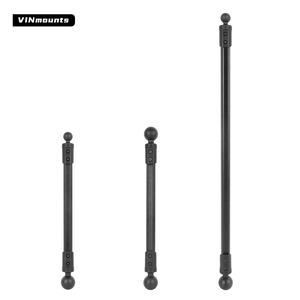 Tige d'extension de 16 ou 28 pouces avec deux extrémités à rotule de 1,5 pouce, bras réglable pour supports de camion, bateau, véhicule marin - Product Image 1