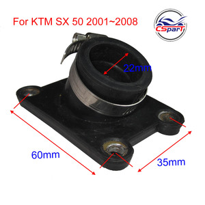 Collecteur d'admission 22MM pour KTM50 50SX JUNIOR 50CC SX 2001-2008 <span class=keywords><strong>Pocket</strong></span> Dirt Pit Bike Parts - Product Image 2