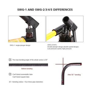 2 inç hidrolik aletler manuel egzoz borusu boru bükme makinesi ayarlanabilir karbon çelik galvanizli demir silindirler viraj makineleri - Product Image 4