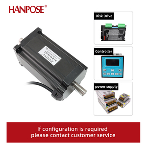 Hanpose Nema34 高精度高扭矩86步进电机34HS8040/9850/11860/15660-SZ 12.0n。 <span class=keywords><strong>M</strong></span>双轴电机 - Product Image 2