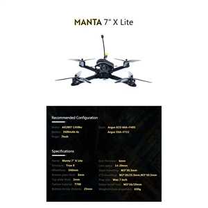 โดรนฟรีสไตล์แบบภาพยนตร์ FPV ขนาด 7 นิ้ว รุ่นดั้งเดิม พร้อมระบบส่งสัญญาณภาพ HD และความละเอียดการบันทึกภาพ 4K ระยะไกล - Product Image 4