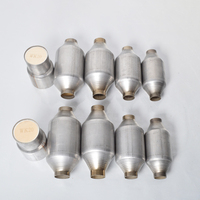 Universal DPF DOC SIC SCR Filter konverter katalis 2.5 inci 2 inci 3 inci konverter baja tahan karat katalis