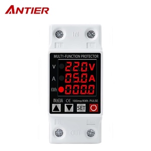 Protetor de Sobretensão e Subtensão Digital ANTIER 2P 63A com Display, Montagem em Trilho DIN, Reset Automático, Custo-Benefício, Fornecimento OEM por Atacado - Product Image 1