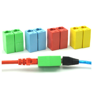 Conector de Extensión de Cable de Red Rj45 8p8c, Acoplador Ethernet en Línea de 2 Puertos para Conexión de Cableado de Red - Product Image 3