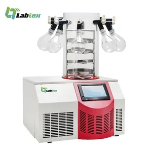 LABTEX 9L Mini Vacuum Laboratory Freezer Dryer Table Top Lyophilisateur/Gefriertrockner Laboratory Food Fruit Vegetables Machine