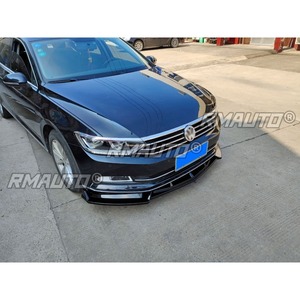 Car Front Bumper <b>Lip</b> Diffuser Spoiler Glossy Black Modification Part for Volkswagen Magotan B8 2017-2019 Car Accessories - Product Image 5