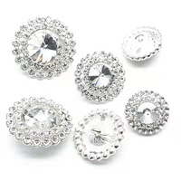 Robe à boutons en strass, nouvelle mode 2022, bouton décoratif à coudre sur diamant, vêtements pour femmes