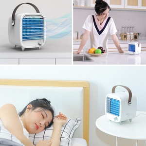 Ventilateur de climatisation portable rechargeable de 200 ml avec réglage illimité, équipé d'une lumière bleue - Product Image 3