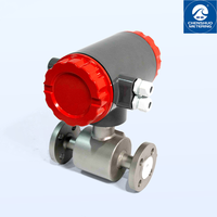Medidor de Flujo Electromagnético OEM Personalizable, Precisión +/-0.5%, Conexión de Brida de Acero al Carbono, Aplicaciones Industriales, Chen Shuo