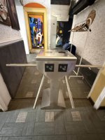 Tourniquet trépied à monnayeur double voie pour contrôle d'accès payant à l'entrée des toilettes publiques