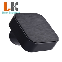 Boîtier de projet personnalisé en plastique 98*98*32mm avec support, boîtier électronique en ABS, boîtier électrique en plastique sur mesure