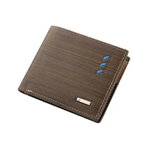 Wholesale Bifold Leather Wallet Credit Card Holder PU Leather Wallet RFID Blocking Wallet for Men