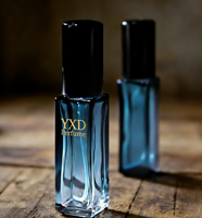 Flacons d'échantillons classiques personnalisables, bleu dégradé, 5ML, 10ML, 15ML en stock, avec flacons en verre de luxe vides et rechargeables