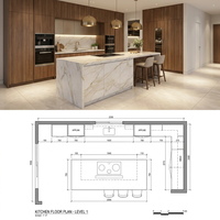 Visualisasi Interior 3D Max ISO Ruang Tamu Mewah Italia Modern Kustomisasi OEM ODM dengan Desain Grafis dan Rendering 3D