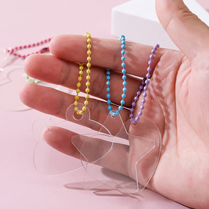 Llavero Acrílico Personalizado para Niños con Impresión UV Estilo Anime, Varios Estilos, Transparente, con Polvo Brillante y Decoración en Degradado - Product Image 4