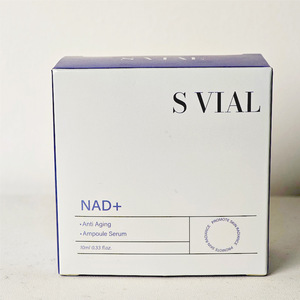Suero en Ampollas OEM/ODM con NAD+ (Niacinamida) y Ácido Hialurónico para el Rostro, Antienvejecimiento, Reparación de la Piel, Iluminador e Hidratante - Negro Oscuro - Product Image 2