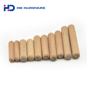 Accessori per Mobili, <span class=keywords><strong>Tasselli</strong></span> in Legno <span class=keywords><strong>da</strong></span> 6mm 8mm 10mm, <span class=keywords><strong>Tasselli</strong></span> in Legno Scanalati Diritti - Product Image 2