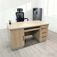Ensemble de bureau de direction fantaisie du Guangdong, table en bois MFC, 1, 2, 4, 6, 8 personnes, pour le travail sur ordinateur, poste de travail pour directeur, responsable, personnel