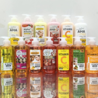 Essence hydratante et éclaircissante pour le corps à la vitamine C & E, à l'acide kojique, à la papaye et à la tomate, marque propre, naturelle et biologique, 500 ml, effet éclaircissant en 3 jours