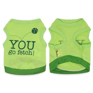 Camiseta deportiva de algodón You Go Fetch <span class=keywords><strong>para</strong></span> <span class=keywords><strong>perros</strong></span> pequeños, tallas XS y XL, patrón estampado, accesorio de ropa de primavera y verano - Product Image 4