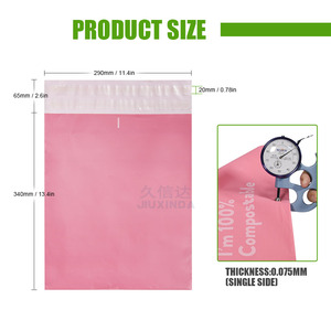 Trabajos de embalaje de sobres desde el hogar diseñador de hojas personalizado polymailer 30*40 Poly Mailer - Product Image 5