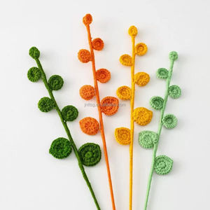 <span class=keywords><strong>ดอกไม้</strong></span>ประดิษฐ์ถักโครเชต์ทำมือจากผ้าฝ้าย/ขนสัตว์ ขายส่ง สำหรับตกแต่งบ้าน ของขวัญวันคริสต์มาส งานแต่งงาน วันรับปริญญา วันวาเลนไทน์ - Product Image 3