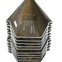 Pales en acier laminées à chaud fabriquées en acier au carbone ASTM standard Q235B et Q355, utilisées dans les projets de construction