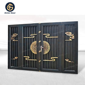 Puertas <span class=keywords><strong>de</strong></span> aluminio para entrada <span class=keywords><strong>de</strong></span> jardín <span class=keywords><strong>de</strong></span> Villa americana, puerta <span class=keywords><strong>de</strong></span> <span class=keywords><strong>apertura</strong></span> automática para patio - Product Image 1