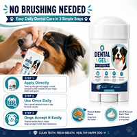 Gel réparateur buccal portable sans eau pour chiens et chats – Soin dentaire naturel pour animaux, blanchissant et éliminateur de tartre