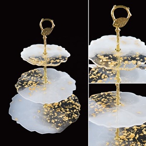 Khay Đựng Bánh Trái Cây 3 Tầng Dày, Khay Phục Vụ Đồ Ăn Bằng Nhựa, Khuôn Silicon Để Làm Giá Để Bánh <span class=keywords><strong>Cupcake</strong></span>, Trang Trí Nhà Cửa - Product Image 6