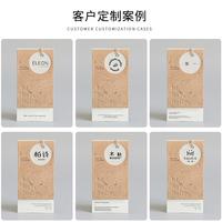 Étiquette suspendue en papier kraft gaufré, mini-étiquette ronde avec ficelle de jute, pour marque éco-responsable, vêtements et articles de mode