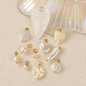 Componentes de Joyería: Cadena Suelta Básica DIY de Acero Inoxidable con Baño de Oro de 18K al Vacío, Colgante de Concha de Perla Daquan - Product Image 4